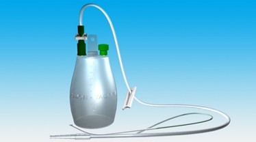 Opvangsysteem van de drain