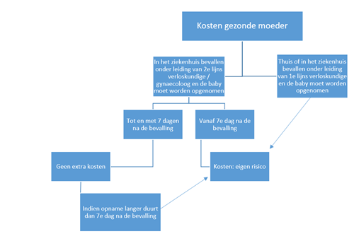 Overzicht van kosten voor gezonde moeder