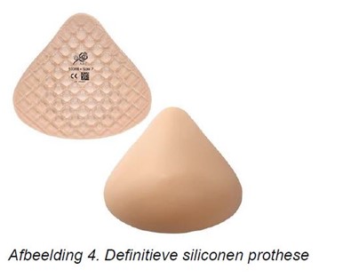 Foto siliconen borstprothese